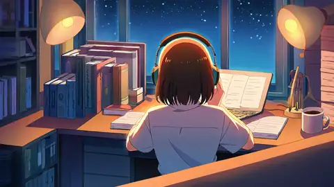 Girl Desk Night Lamp lofi wallpaper girl desk night lamp 0805626098
