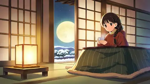 Girl Kotatsu Winter lofi wallpaper girl kotatsu winter 0109672958