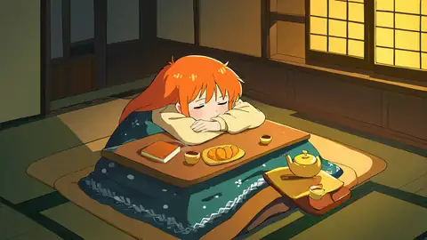 Girl Kotatsu Winter lofi wallpaper girl kotatsu winter 0194591502