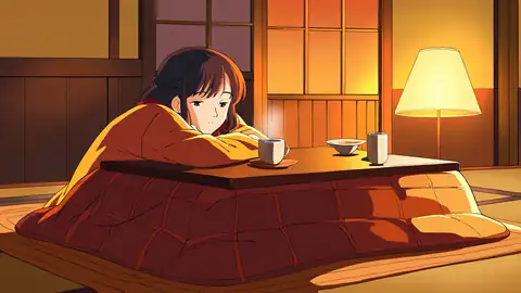 Girl Kotatsu Winter lofi wallpaper girl kotatsu winter 0837098928