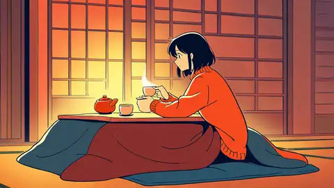 Girl Kotatsu Winter lofi wallpaper girl kotatsu winter 0960686472