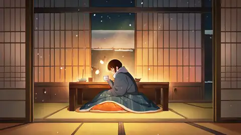 Girl Kotatsu Winter lofi wallpaper girl kotatsu winter 1076566180
