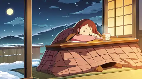 Girl Kotatsu Winter lofi wallpaper girl kotatsu winter 1186619799