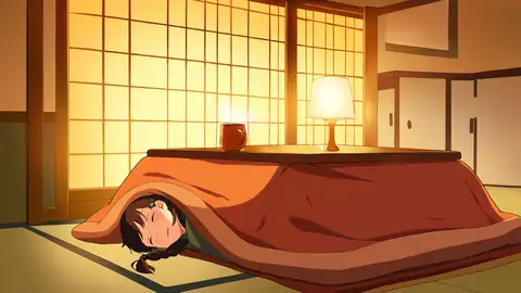 Girl Kotatsu Winter lofi wallpaper girl kotatsu winter 1285754417
