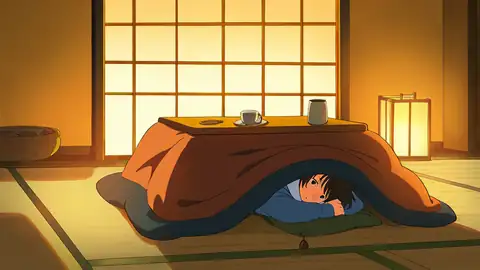 Girl Kotatsu Winter lofi wallpaper girl kotatsu winter 1814860014