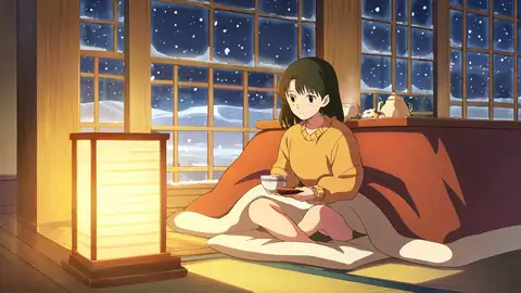 Girl Kotatsu Winter lofi wallpaper girl kotatsu winter 1901944457