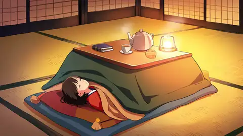 Girl Kotatsu Winter lofi wallpaper girl kotatsu winter 2027019683