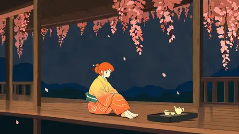 Girl Reading Engawa lofi wallpaper girl reading engawa 1620642337