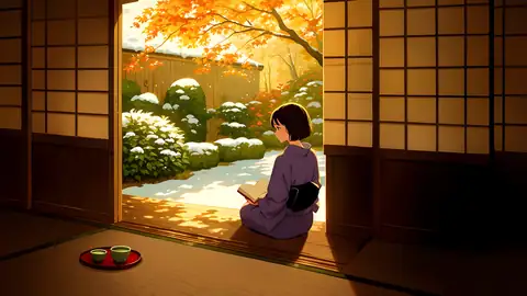 Girl Reading Engawa lofi wallpaper girl reading engawa 1663375231