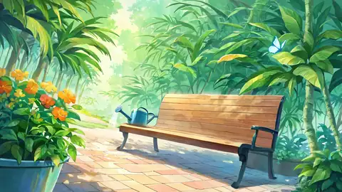 Greenhouse Morning lofi wallpaper greenhouse morning 0274465041