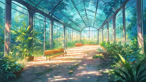 Greenhouse Morning lofi wallpaper greenhouse morning 1011399823