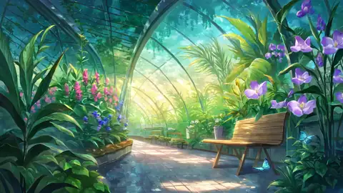 Greenhouse Morning lofi wallpaper greenhouse morning 2122278856