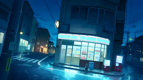 Konbini Night lofi wallpaper konbini night 0209934475