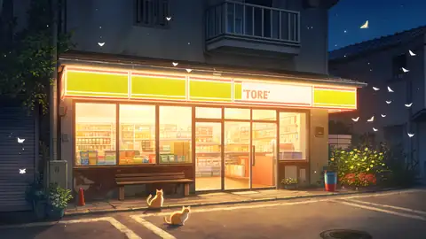Konbini Night lofi wallpaper konbini night 0229766544