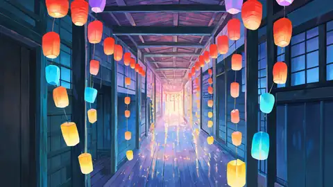 Lantern Festival Night lofi wallpaper lantern festival night 0057749092