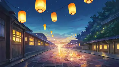 Lantern Festival Night lofi wallpaper lantern festival night 0125976066