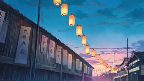 Lantern Festival Night lofi wallpaper lantern festival night 0227355138