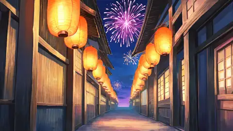 Lantern Festival Night lofi wallpaper lantern festival night 0519160528