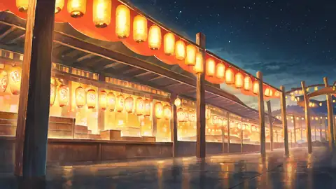 Lantern Festival Night lofi wallpaper lantern festival night 0620045327