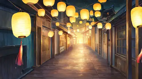 Lantern Festival Night lofi wallpaper lantern festival night 0711894672