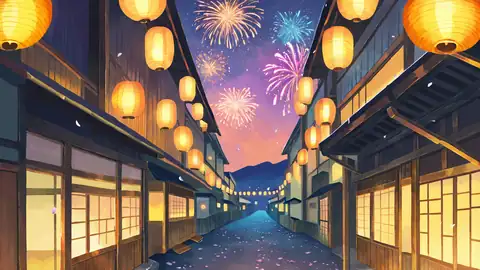 Lantern Festival Night lofi wallpaper lantern festival night 0854173796