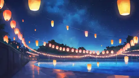 Lantern Festival Night lofi wallpaper lantern festival night 1623046425