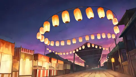 Lantern Festival Night lofi wallpaper lantern festival night 1645753515