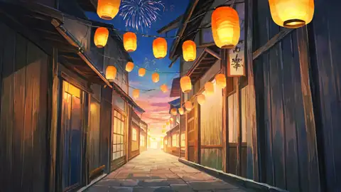 Lantern Festival Night lofi wallpaper lantern festival night 1650841382