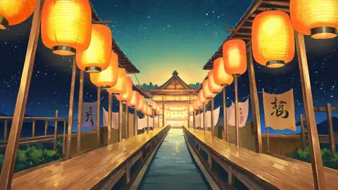 Lantern Festival Night lofi wallpaper lantern festival night 1676630133