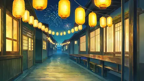 Lantern Festival Night lofi wallpaper lantern festival night 1752983445