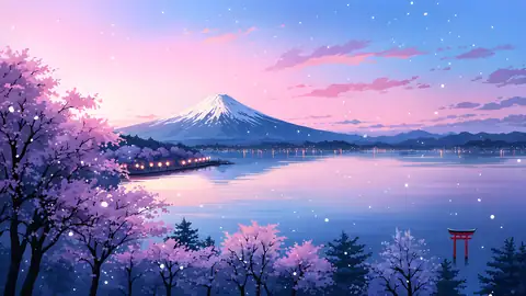 Mount Fuji Lake lofi wallpaper mount fuji lake 0845446013