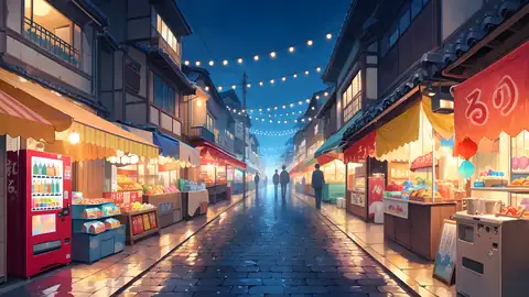 Night Market lofi wallpaper night market 0493501485