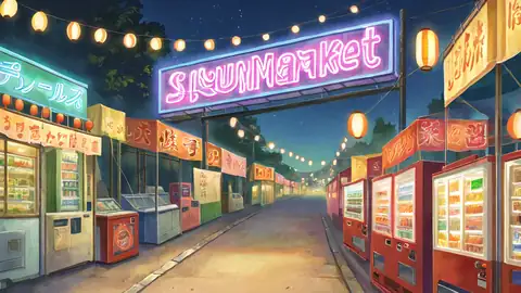 Night Market lofi wallpaper night market 0504809368