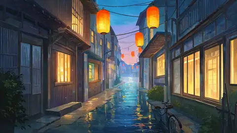 Old Alley Rain lofi wallpaper old alley rain 0616533616