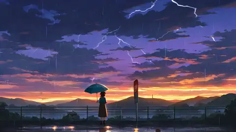 Rainy Bus Stop lofi wallpaper rainy bus stop 0631657657