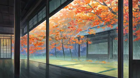 Rainy Porch Engawa lofi wallpaper rainy porch engawa 0765137454