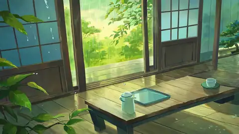 Rainy Porch Engawa lofi wallpaper rainy porch engawa 1300997634