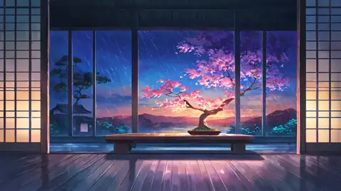 Rainy Porch Engawa lofi wallpaper rainy porch engawa 1541108944