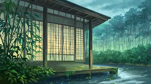 Rainy Porch Engawa lofi wallpaper rainy porch engawa 1748624345