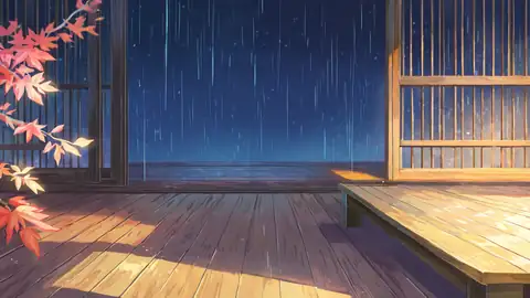 Rainy Porch Engawa lofi wallpaper rainy porch engawa 1911242254