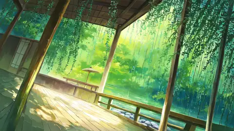 Rainy Porch Engawa lofi wallpaper rainy porch engawa 1961518199