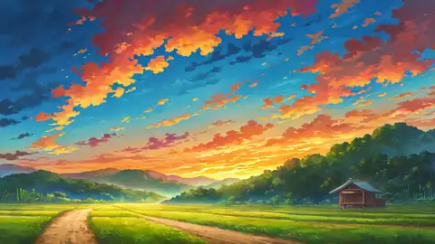 Rice Fields Summer lofi wallpaper rice fields summer 0810540238