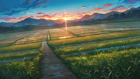 Rice Fields Summer lofi wallpaper rice fields summer 1541642915