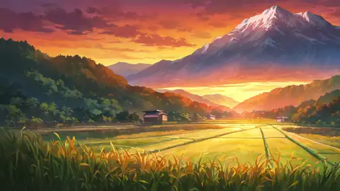 Rice Fields Summer lofi wallpaper rice fields summer 1564968439