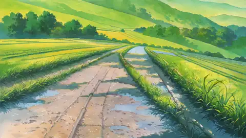 Rice Fields Summer lofi wallpaper rice fields summer 1618535732
