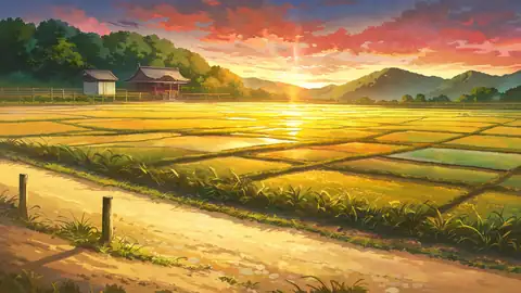 Rice Fields Summer lofi wallpaper rice fields summer 1779126177