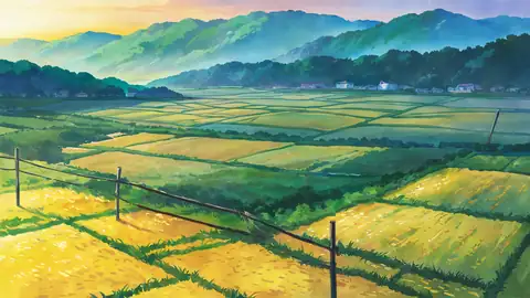 Rice Fields Summer lofi wallpaper rice fields summer 2018746136
