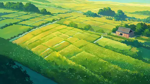 Rice Fields Summer lofi wallpaper rice fields summer 2064968090