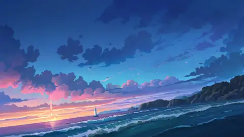 Seaside Lighthouse lofi wallpaper seaside lighthouse 0550747467