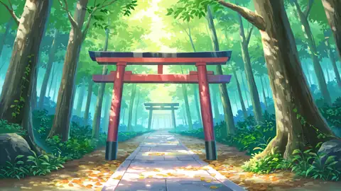 Shrine Torii lofi wallpaper shrine torii 0054884941